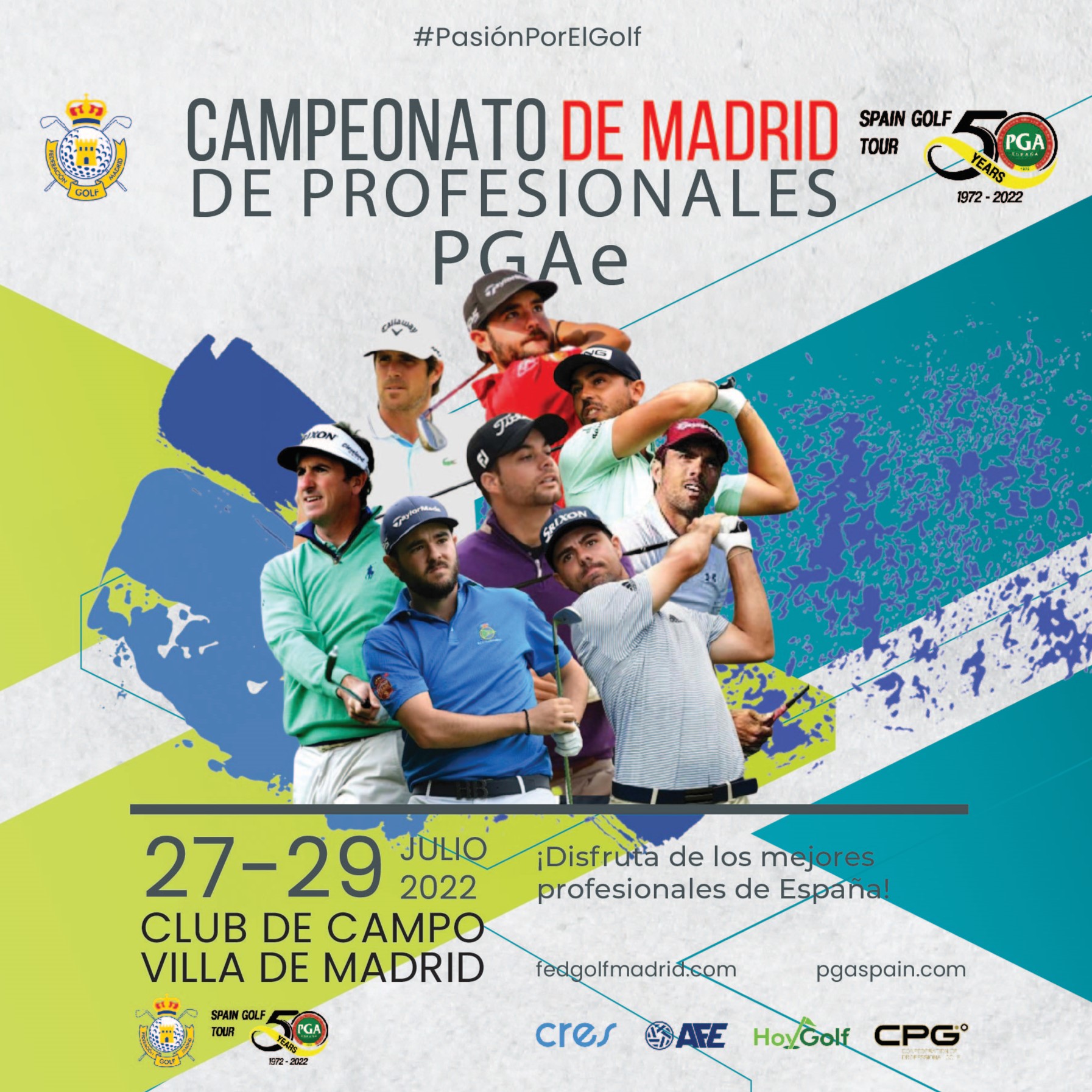 Disfruta del mayor Campeonato de Madrid de Profesionales de la Historia -  Federación de Golf de Madrid