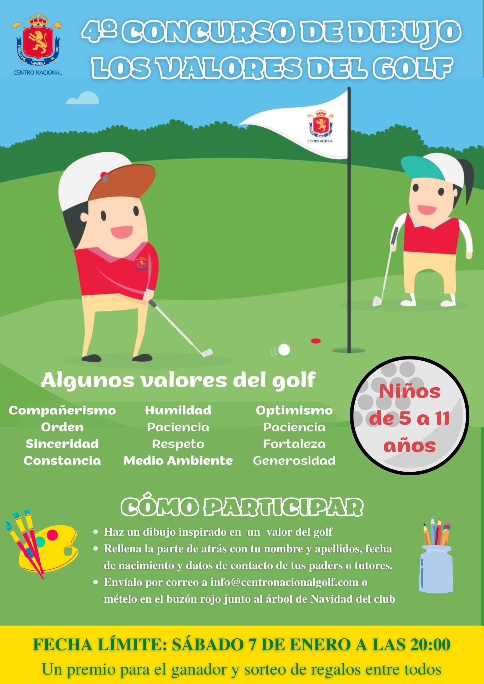 Concurso infantil sobre “Los valores del golf” - Federación de Golf de  Madrid