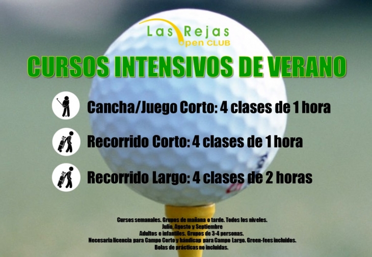 Cursos Intensivos De Golf En Las Rejas Todo El Verano Federacion De Golf De Madrid